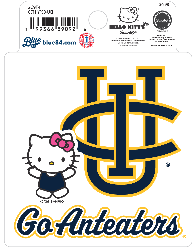 UCI x Hello Kitty Get Hyped Sticker