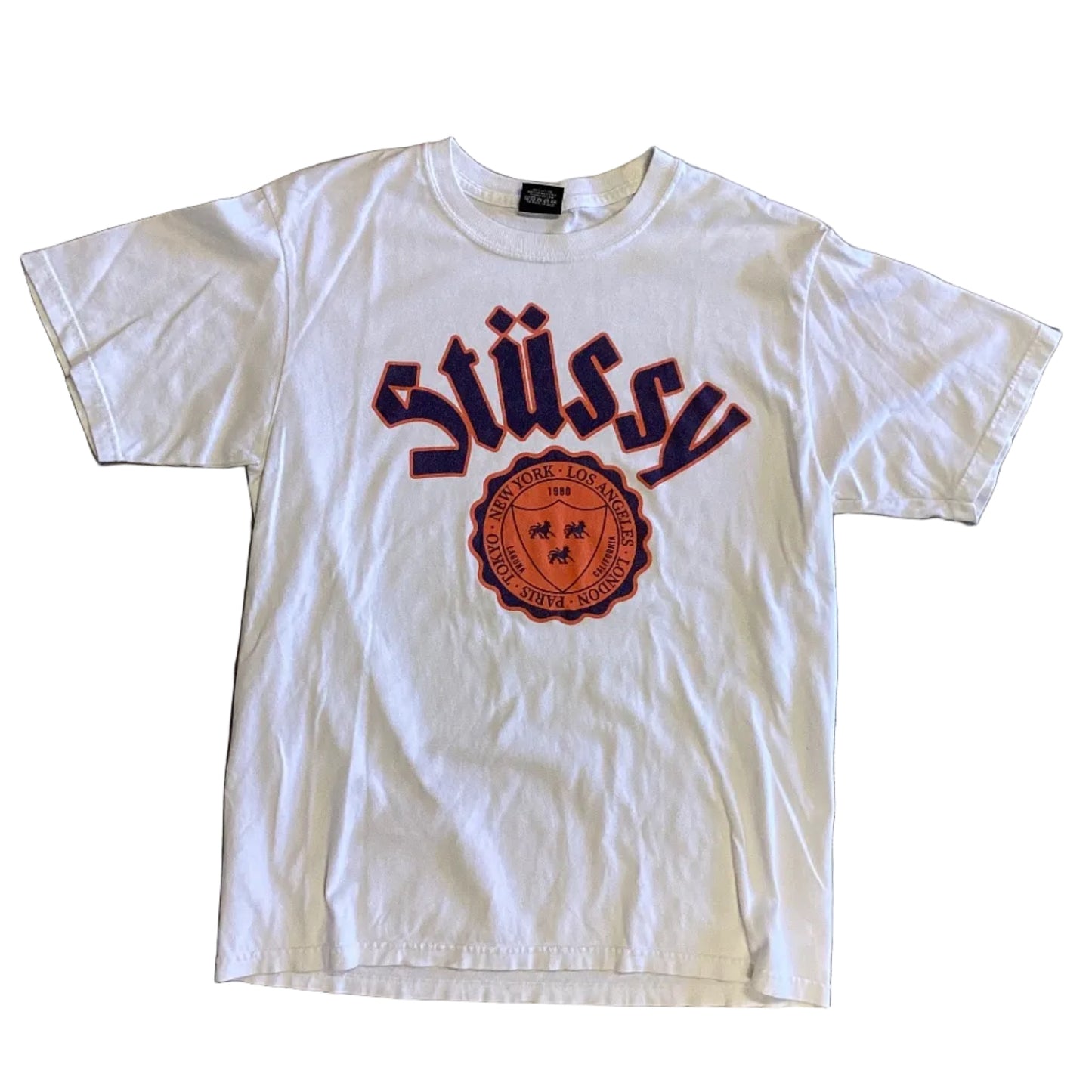 USED Stussy Crest Tee