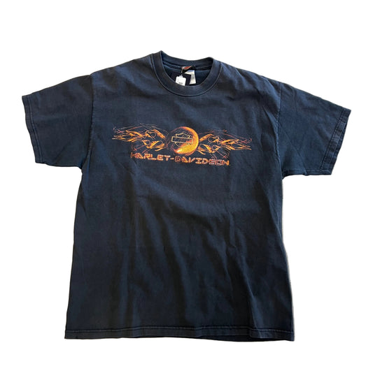 Vintage Harley Davidson Alamo City Tee Black