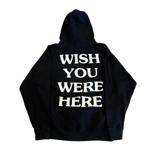 USED Travis Scott Astroworld Wish You Were Here Hoodie Black
