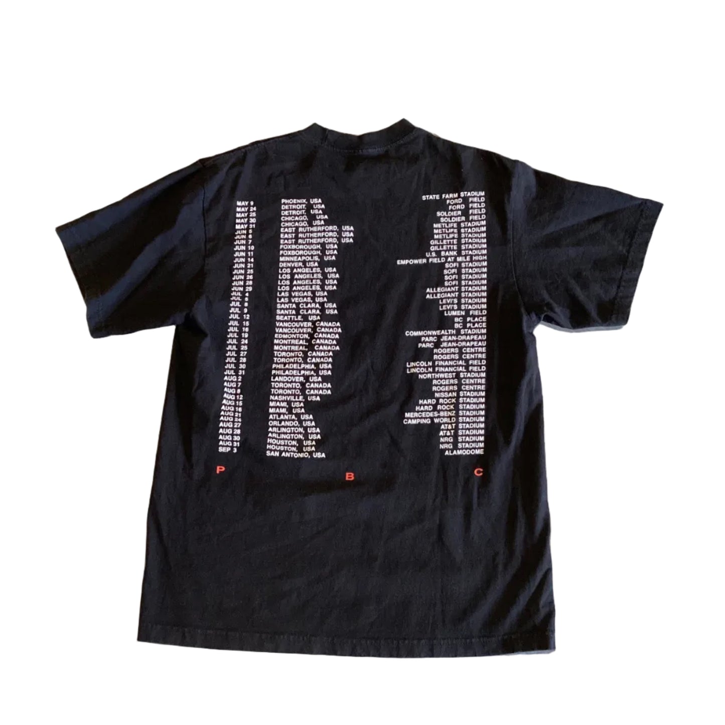 USED Carti Tour Tee