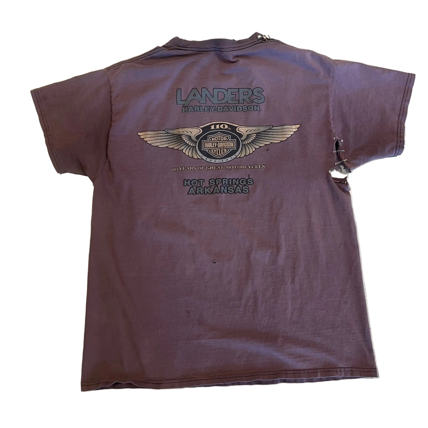 Vintage Harley Landers Tee Maroon