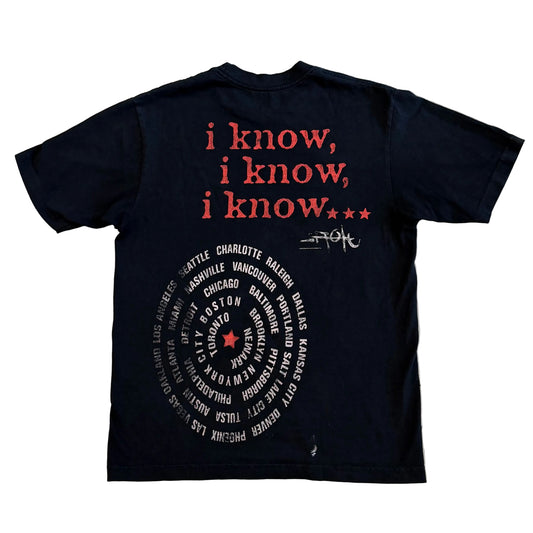 USED Travis I Know I Know Tee Black