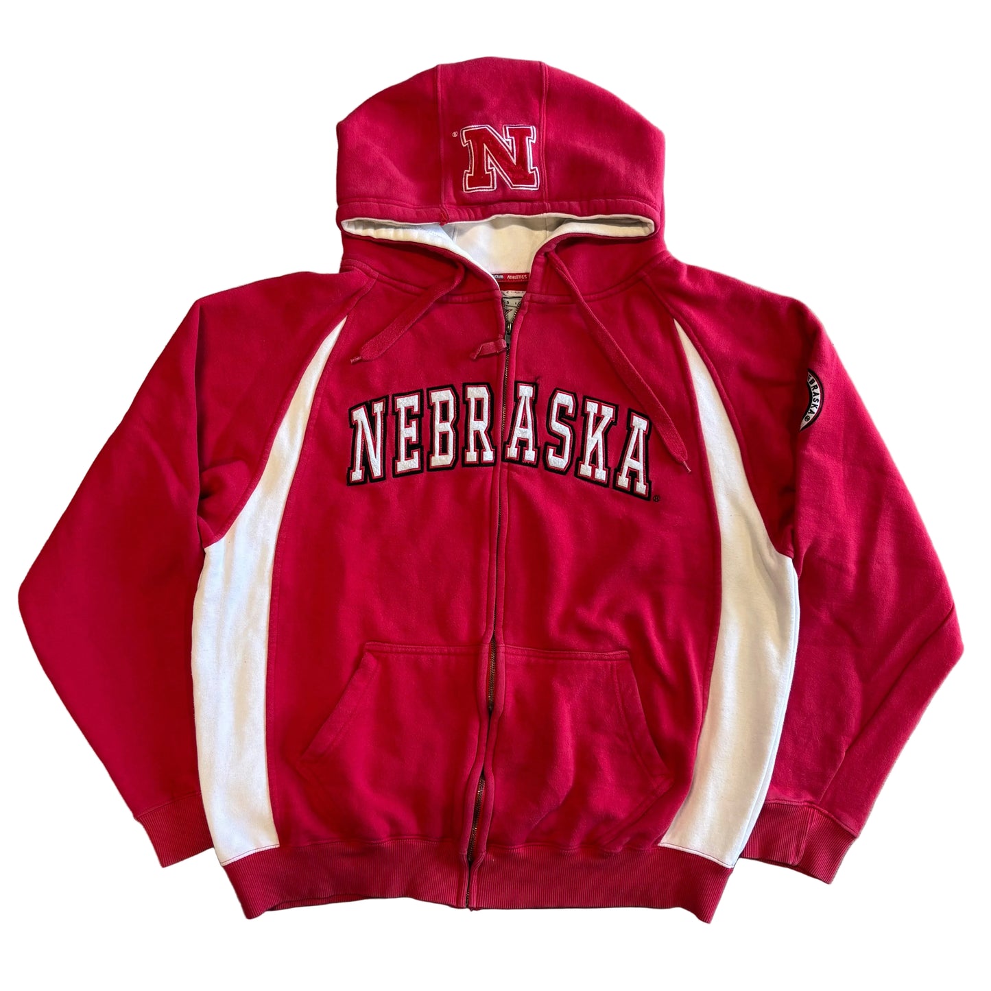 Vintage Nebraska Zip Hoodie