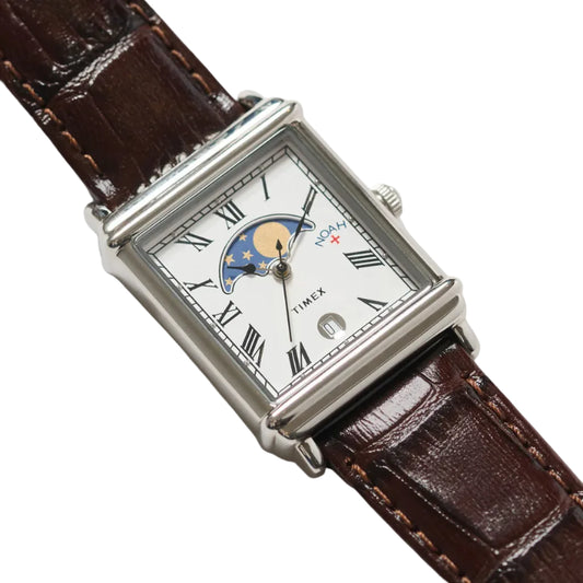 Timex x Noah Moon Phase Brown Steel