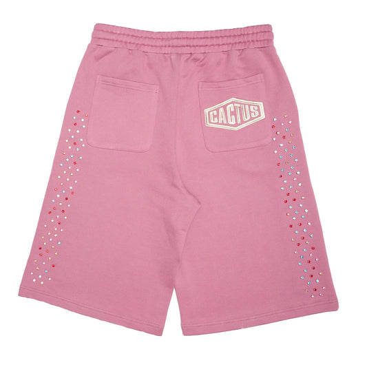 AZVA Crystal Cactus Sweat Shorts