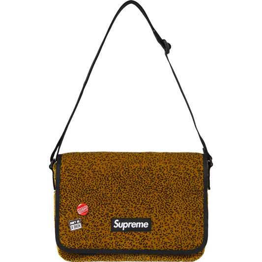 Supreme Velvet Messenger Bag
