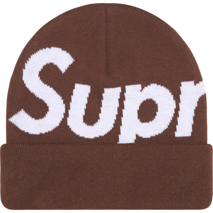 Supreme Big Logo Beanie (FW25) Brown