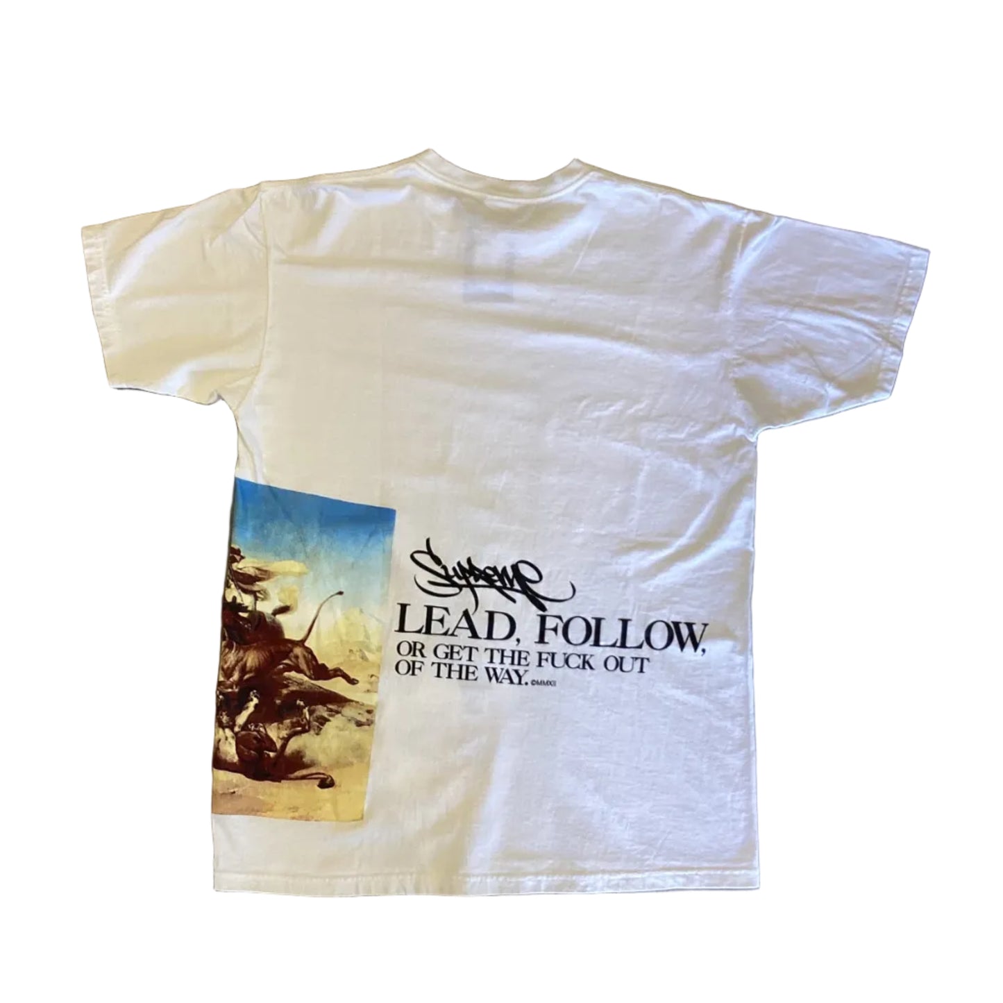 USED Supreme Lead Or Follow Tee