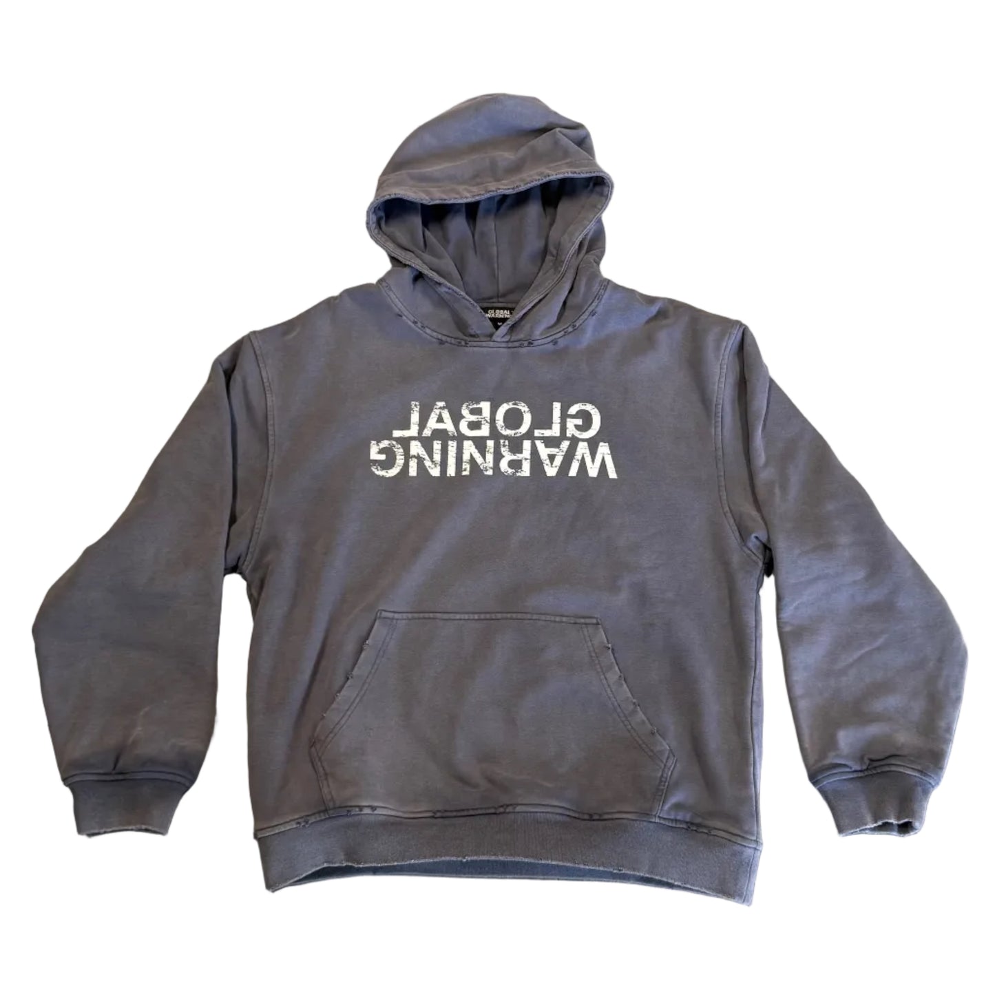 USED Global Waning Heavyweight Hoodie Blue