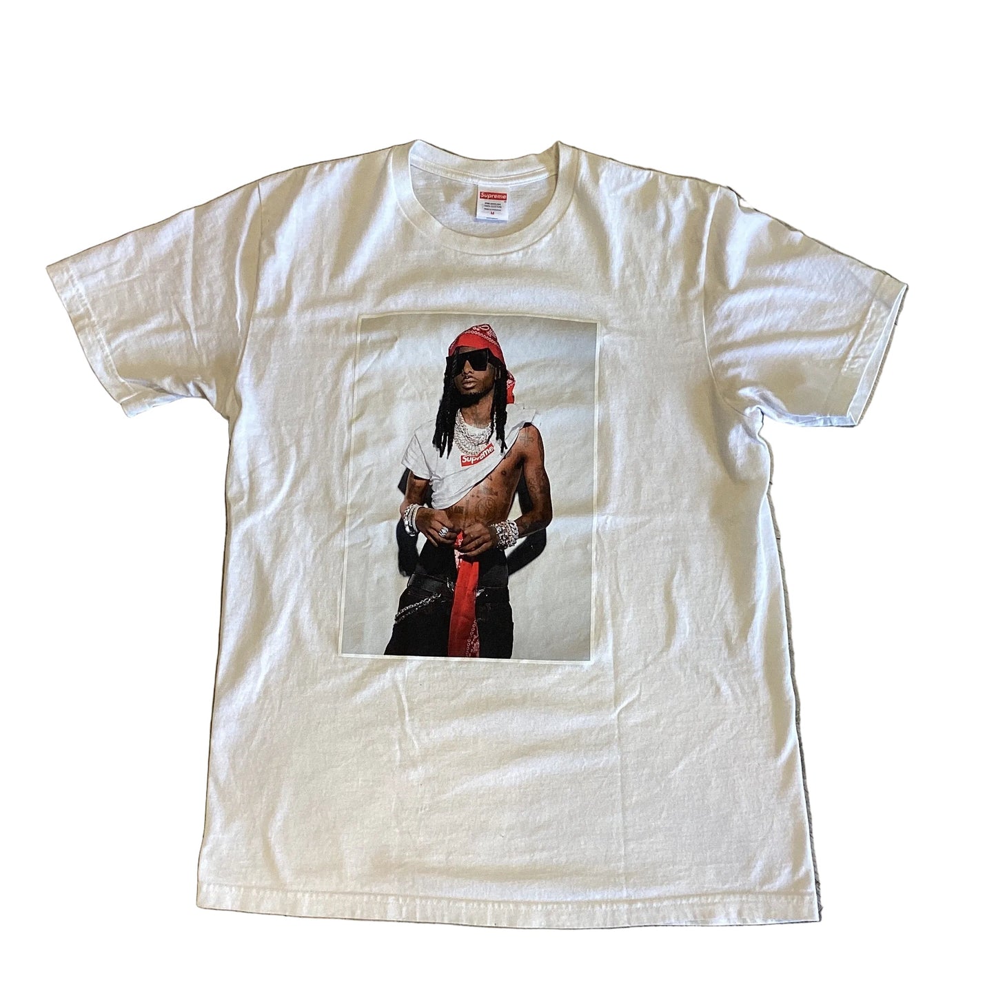 USED Supreme Playboi Carti Tee White
