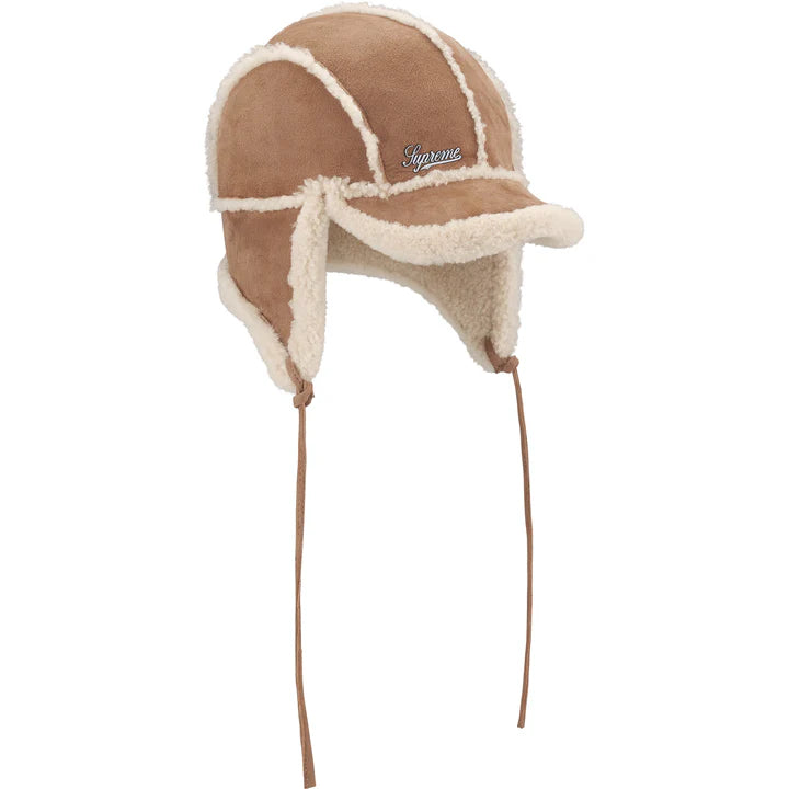 Supreme Shearling Lined Earflap Cap