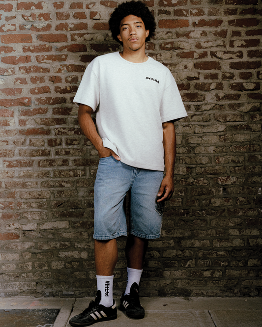 FRAME WAFFLE TEE - 3 PACK