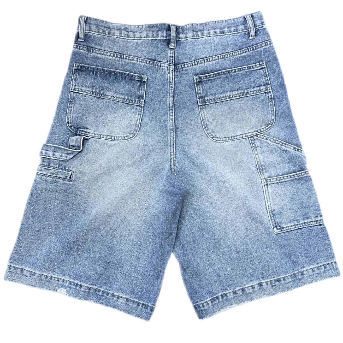 Extra Baggy Carpenter Shorts Light Blue