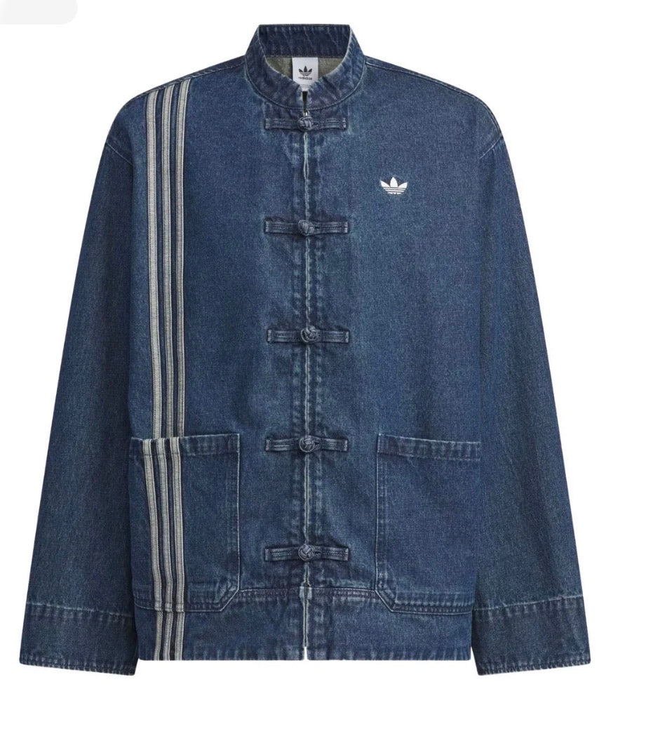 CTT Oversized Chinese Track Top 3.0 Gender Neutral Jacket “Medium Blue Denim”