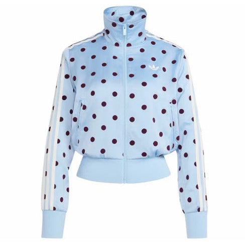 Women’s Satin Polka Dots TT Track Jacket “Clear Sky” (Asia Sizing)