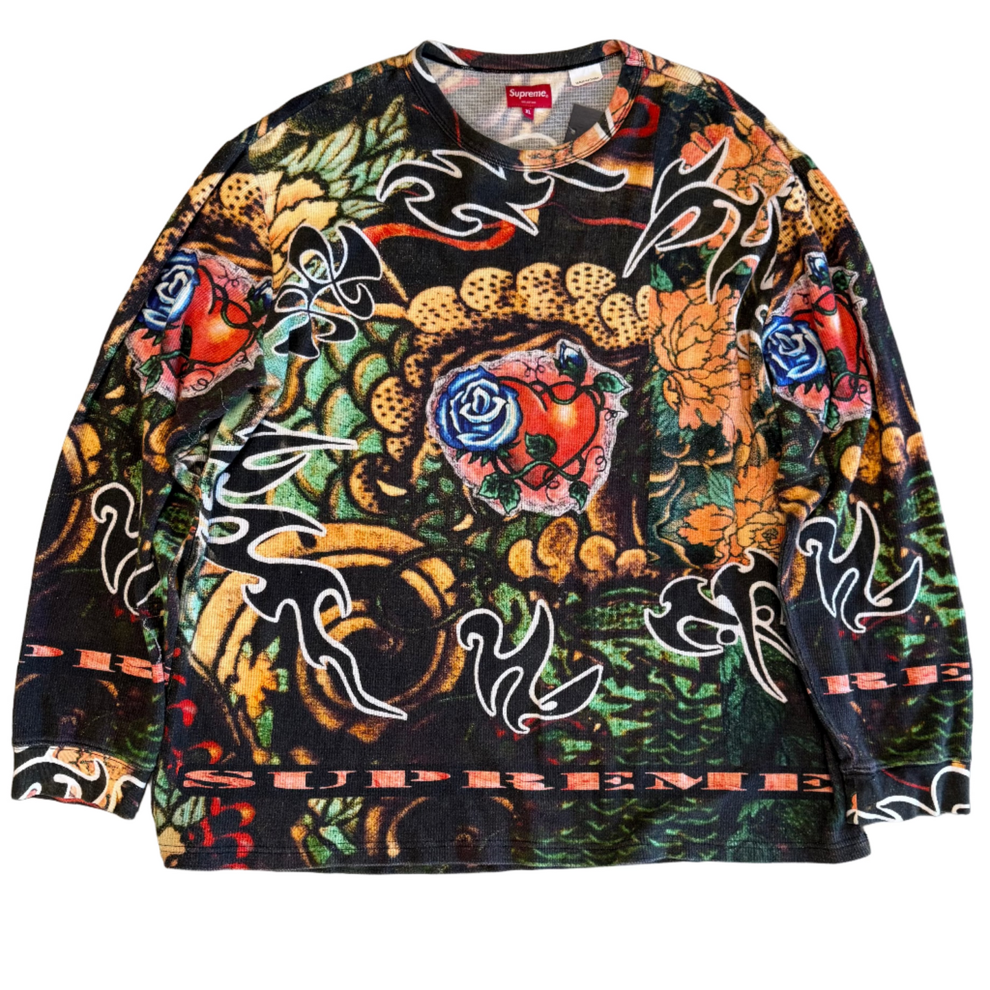 USED Supreme SS22 Sacred Heart Waffle LS Top