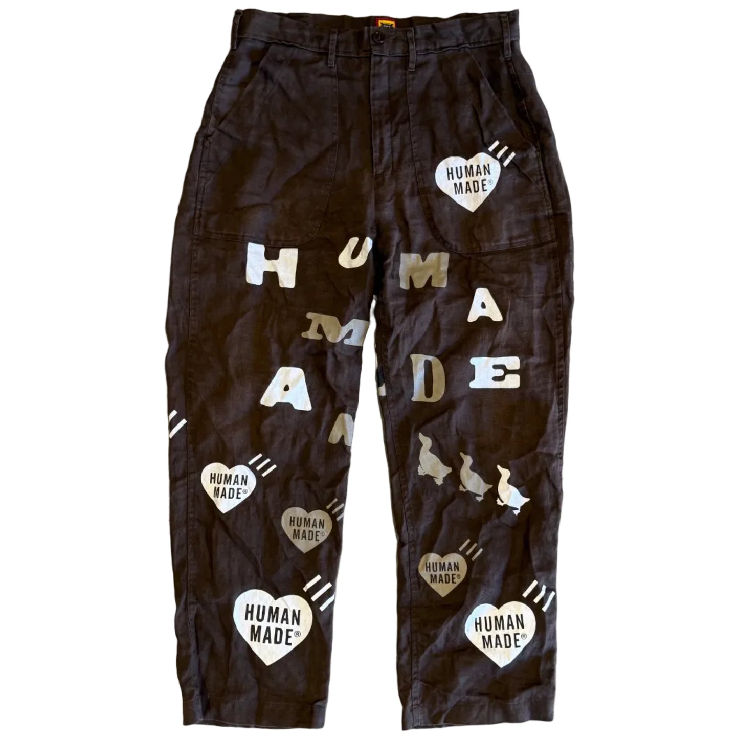 USED Human Made Linen Deck Pants