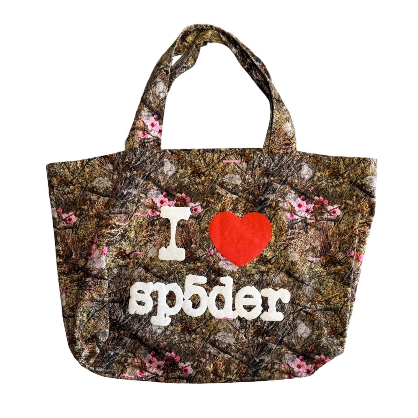 USED Sp5der Souvenir XL Tote Real Tree Camo