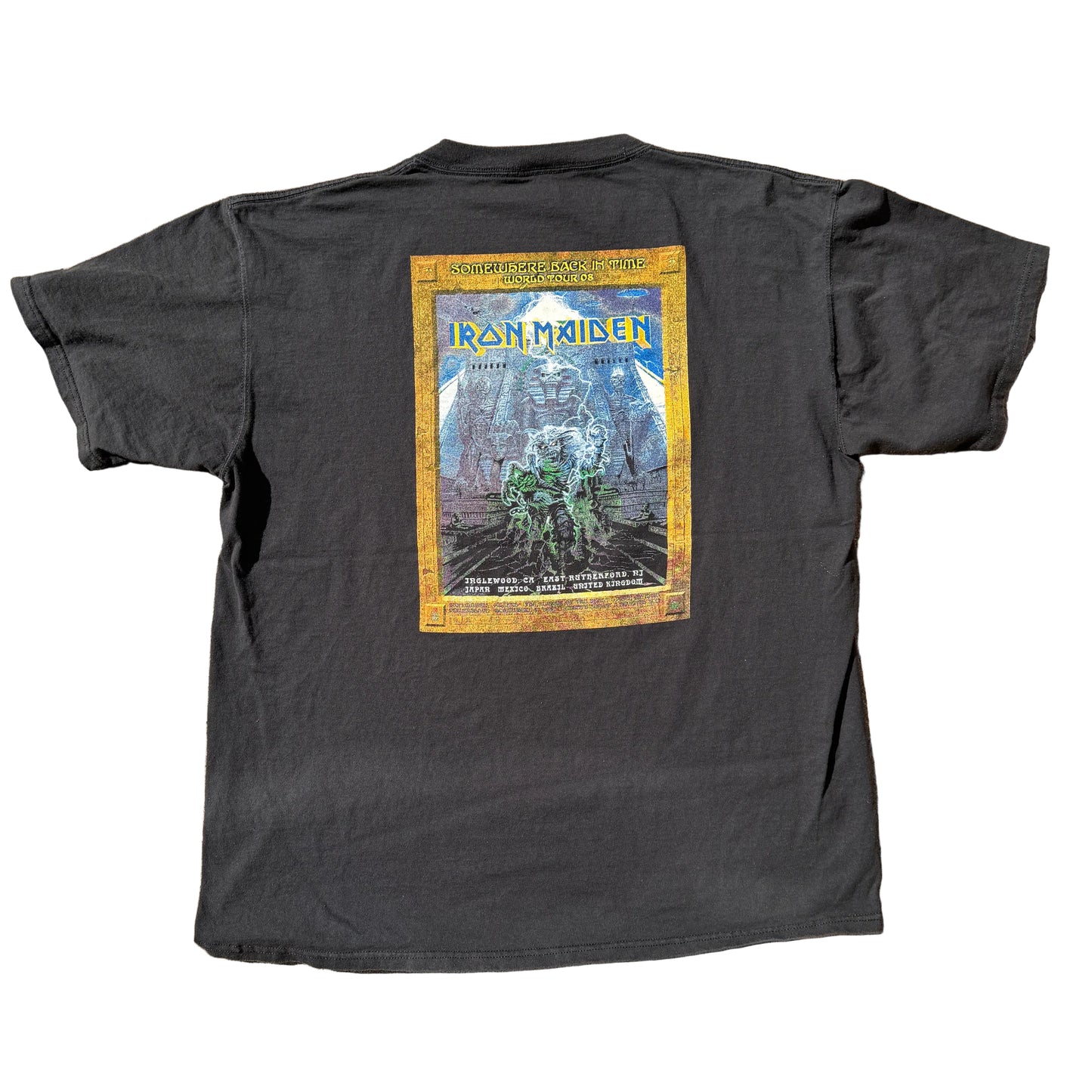 Vintage 2008 Iron Maiden Tee Black