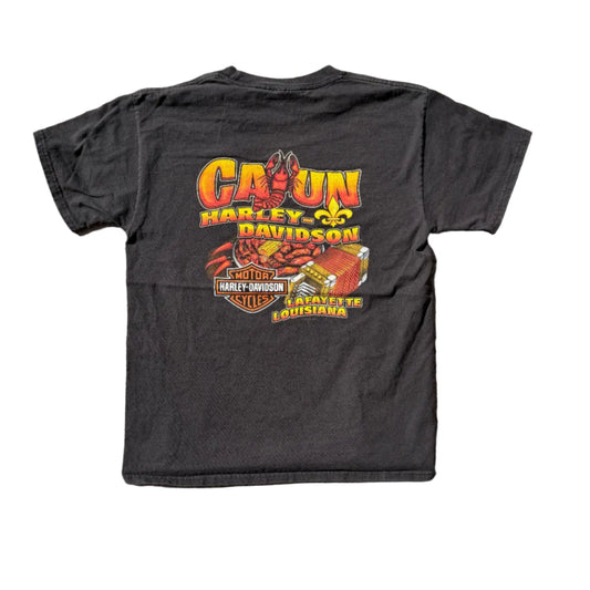 Vintage Harley Davidson Cajun Tee Black