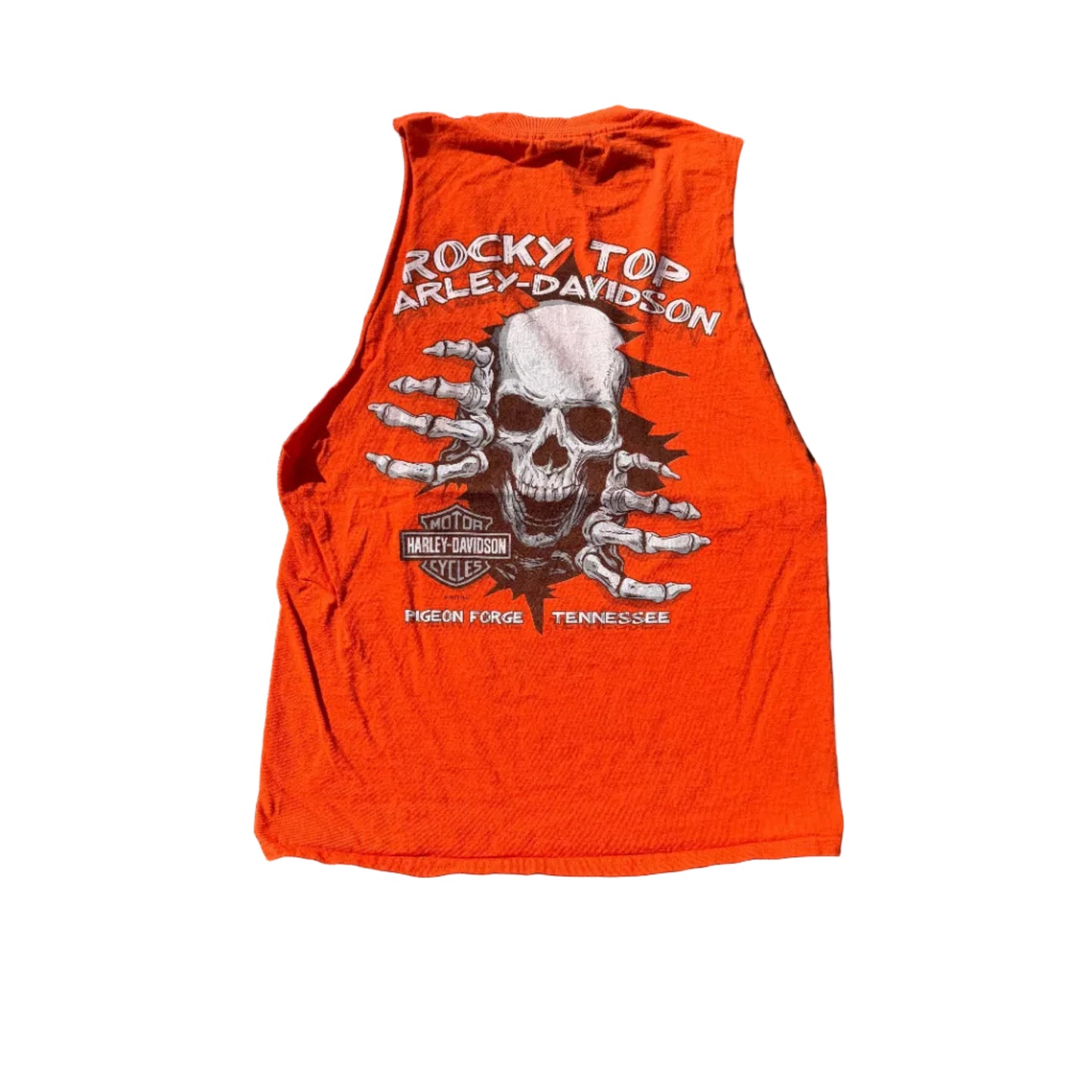 Vintage Harley Rocky Top Cutoff Tee