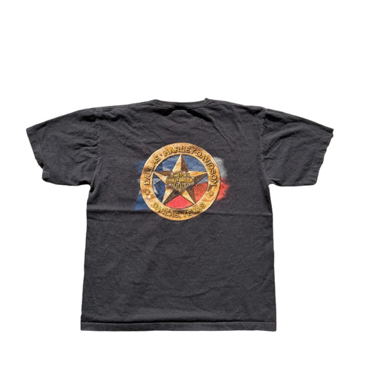 Vintage Harley Dallas Tee Black
