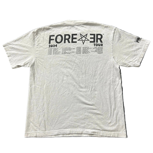 USED Destroy Lonely Star Forever Tour Tee White