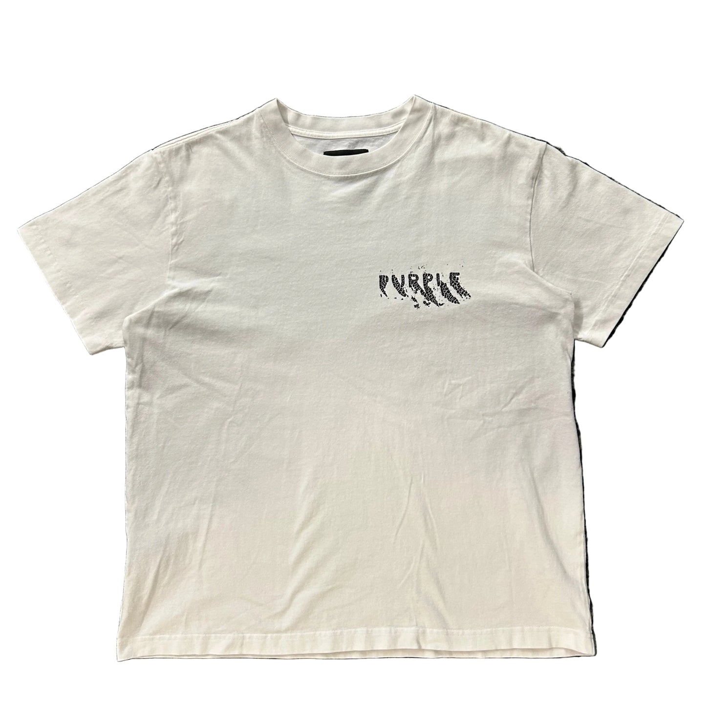 USED Purple Brand Tee White
