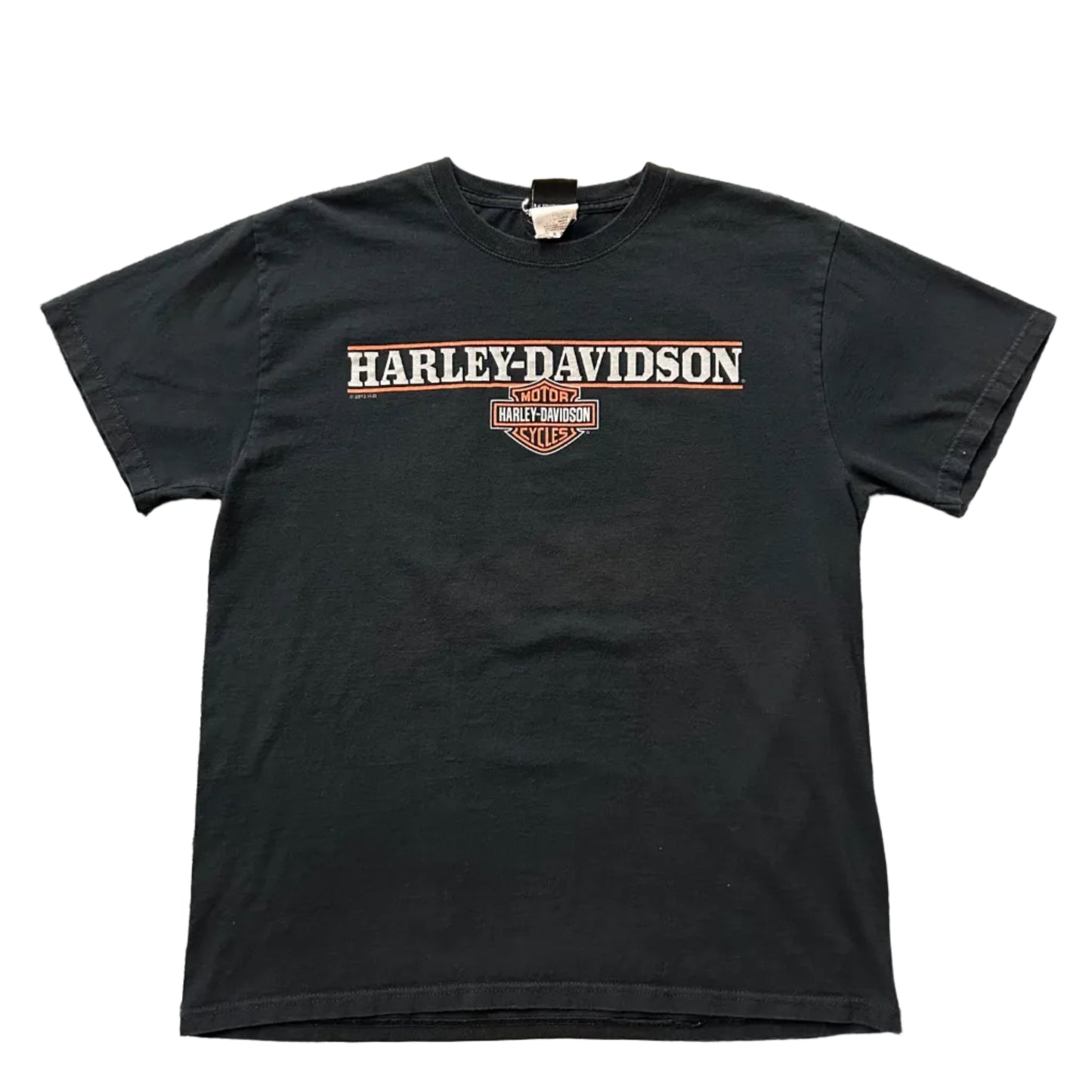 Vintage 2013 Harley Golden Spike Tee Black