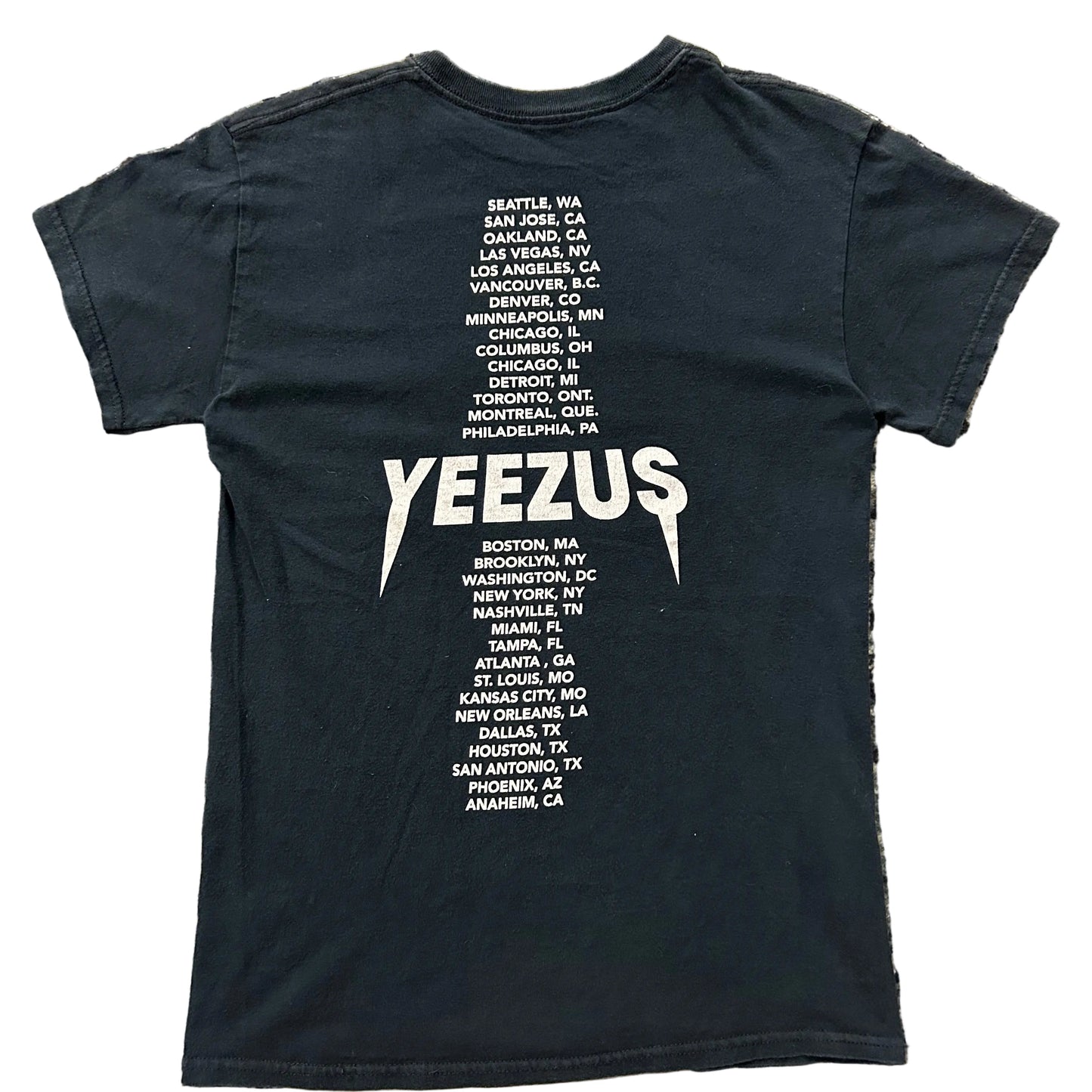 USED Yeezus Kanye Mask Tee Black