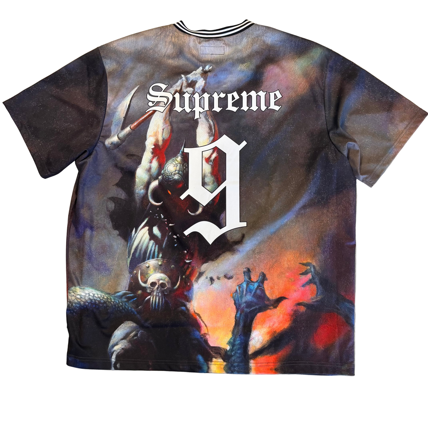 USED Supreme Frazetta Soccer Jersey