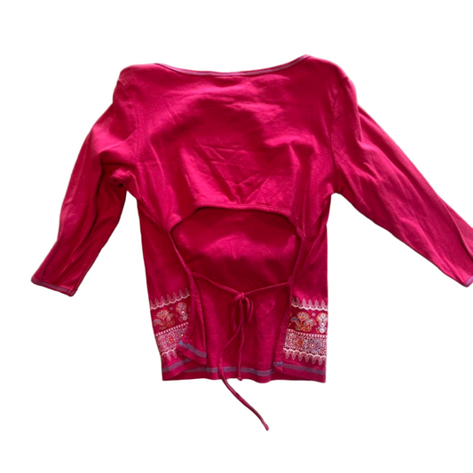 Vintage Y2k Xhilaration Long Sleeve Tie Back