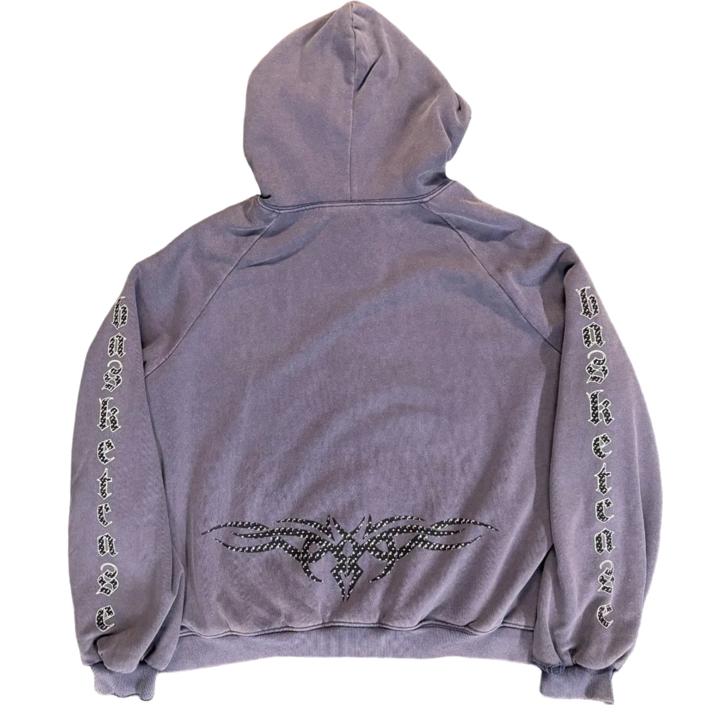 Basketcase Gallery Plaque Thermal Lined Hoodie Navy