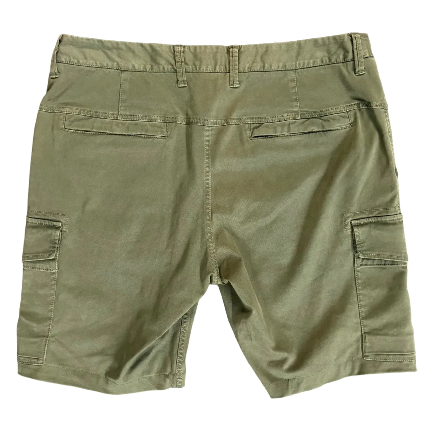 USED Stone Island Cargo Shorts Olive