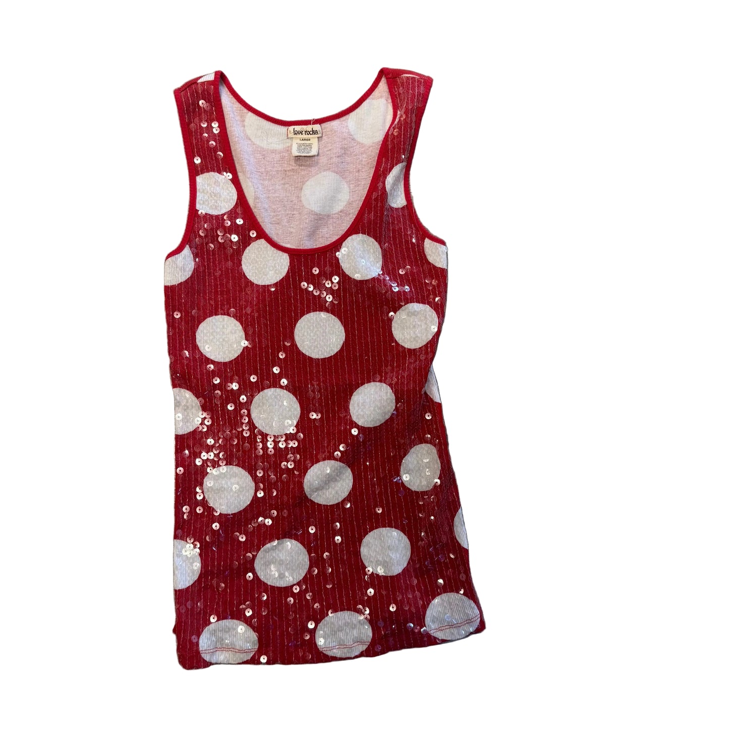 Vintage Love Rocks Polka Dot Tank