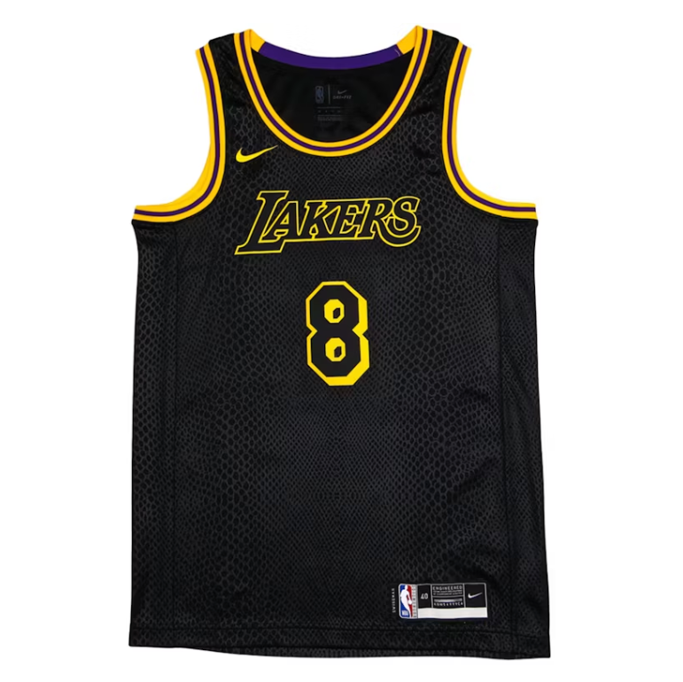 Nike Los Angeles Lakers Kobe Bryant Black Mamba City Edition Swingman Jersey