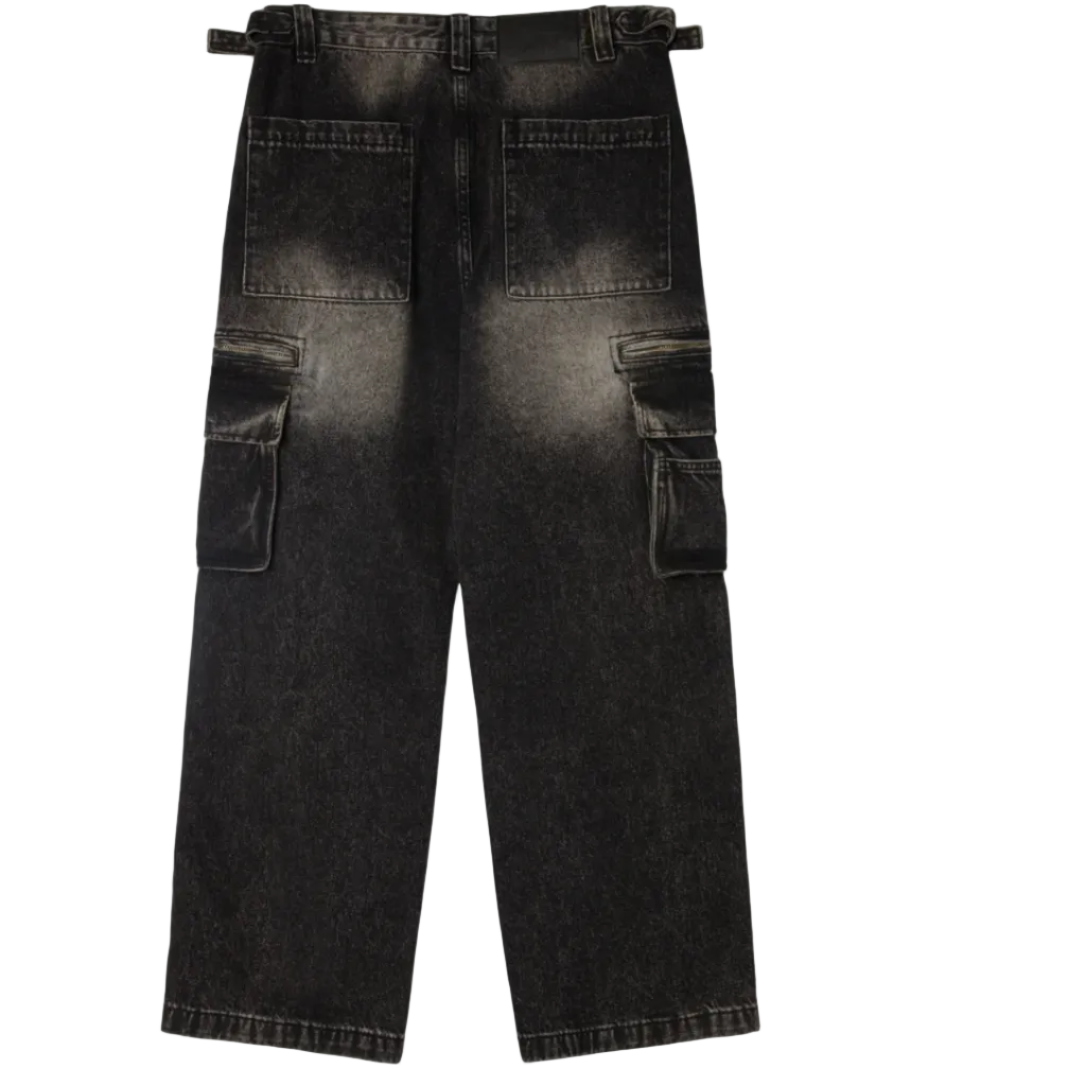 Pythia Belted Cargo Pocket Denim