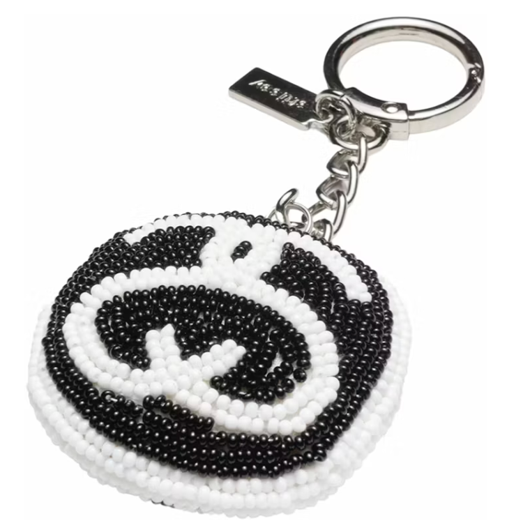 Stussy SS Link Beaded Ball Keychain Multicolor