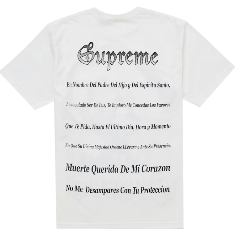 Supreme SS26 Grim Reaper Tee White
