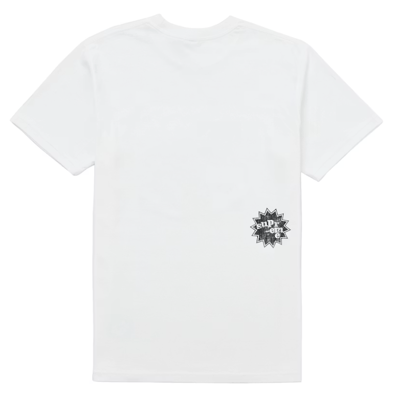 Supreme God Save Us Tee White