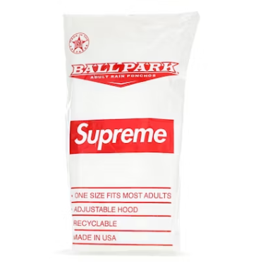 Supreme Ballpark Rain Ponchos