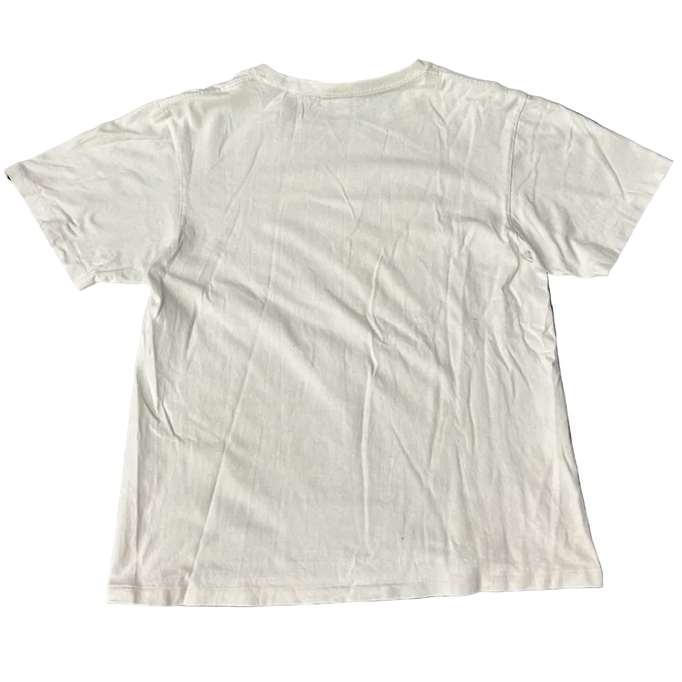 USED Bape BapeX Red Red Camo Tee White
