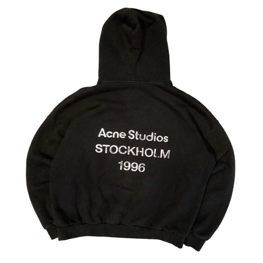 USED Acne Studios Fleece Logo Hoodie