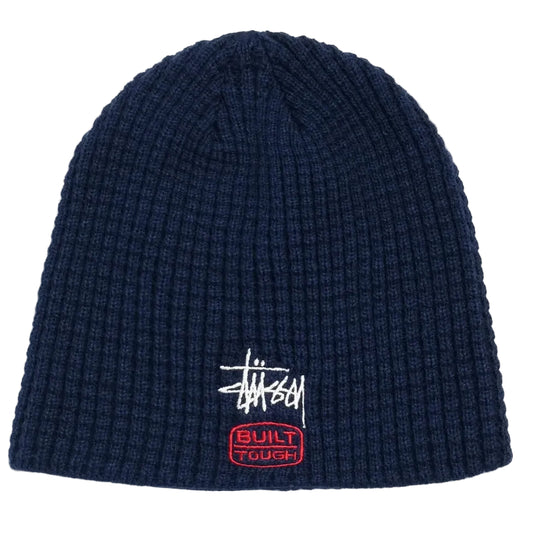 Stussy Waffle Built Tough Skullcap Navy