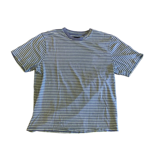 USED Stussy Striped Tee Mint