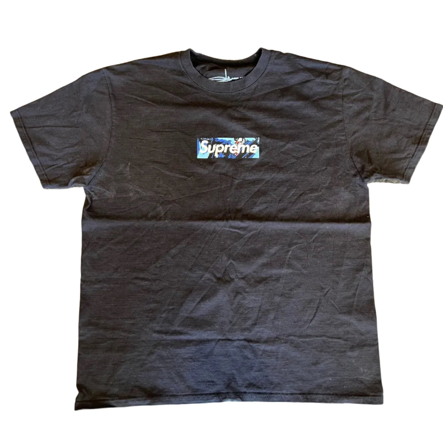 USED Slawn Batman Box Logo Tee Black