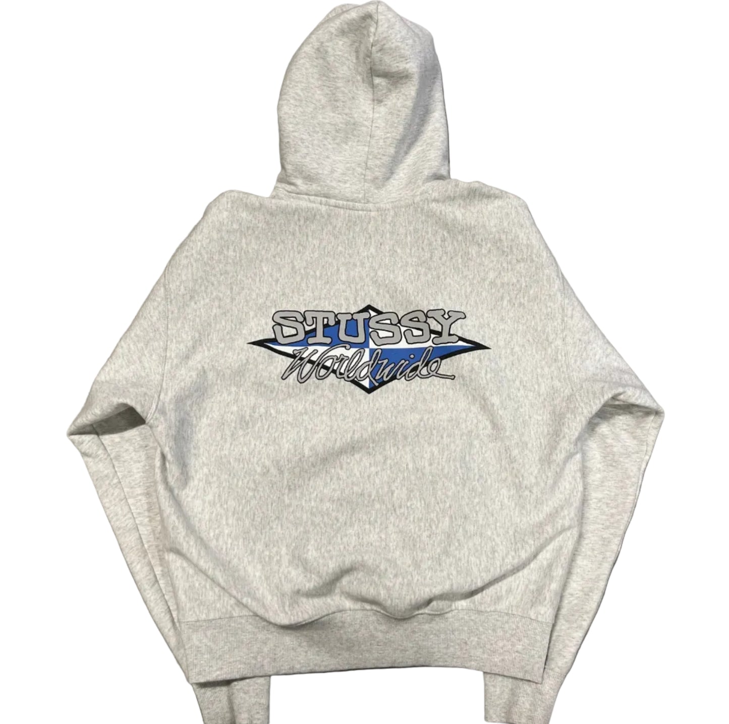 USED Stussy Worldwide Diamond Hoodie