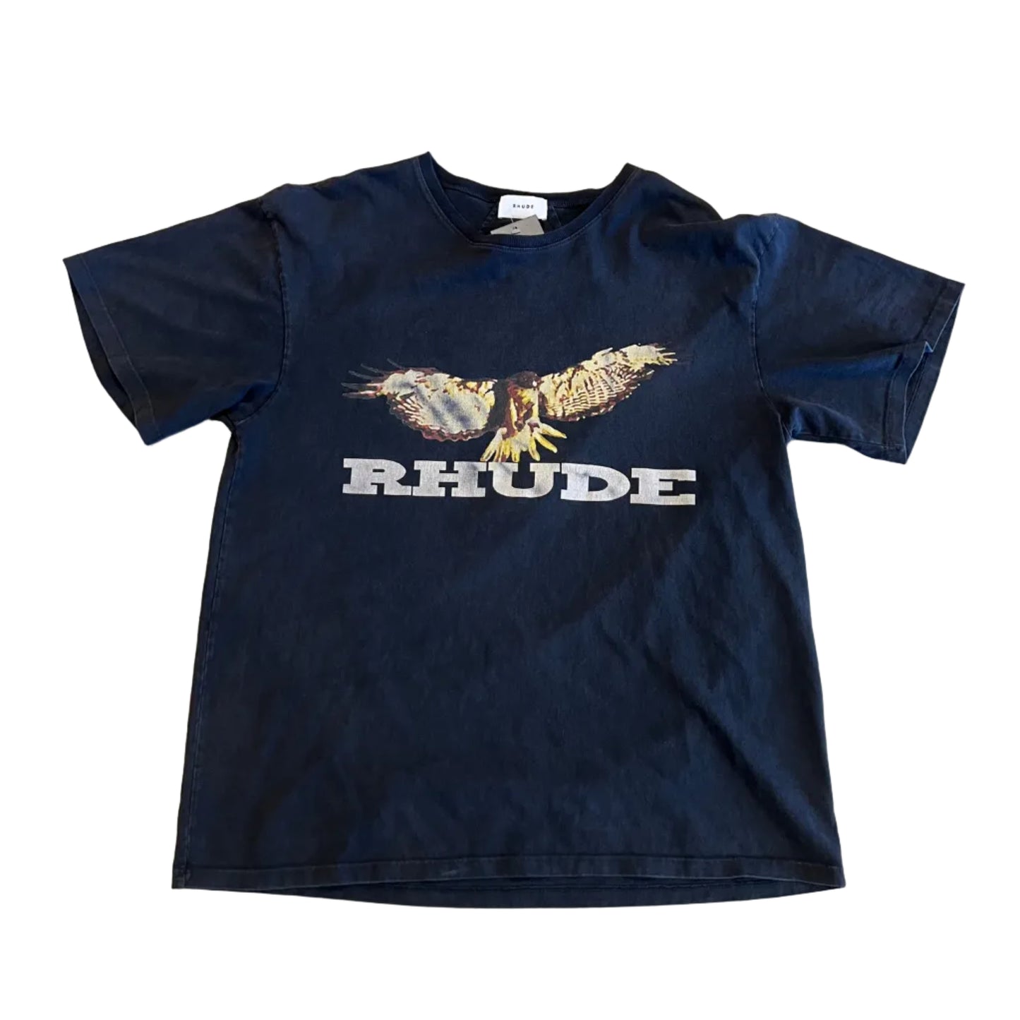 USED Rhude Eagle Tee Black