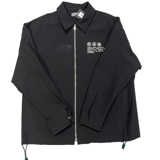 USED Hidden Past, Present, & Future Coaches Jacket Black